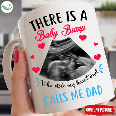 There is a Baby Bump Who stole my heart and call me Dad-mc Mug