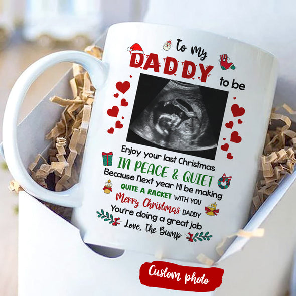 Personalized Gift For Future Daddy You're Doing A Great Job Love The Bump Mugs - PP - TT1011215 2