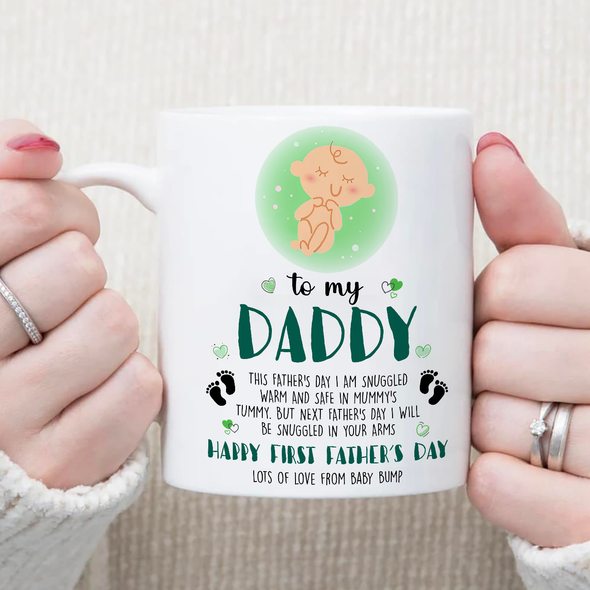 Gift For Future Daddy Happy First Father's Day Mugs - MC - TT1105221