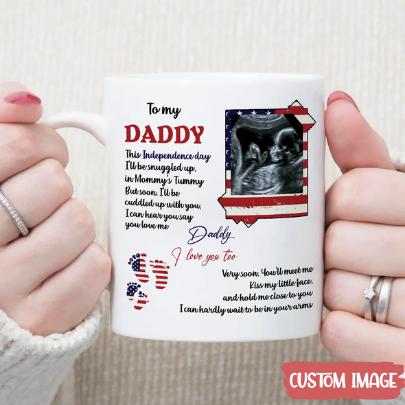 Personalized Gift For Future Daddy I Love You Too Mugs - PP - TT3005224
