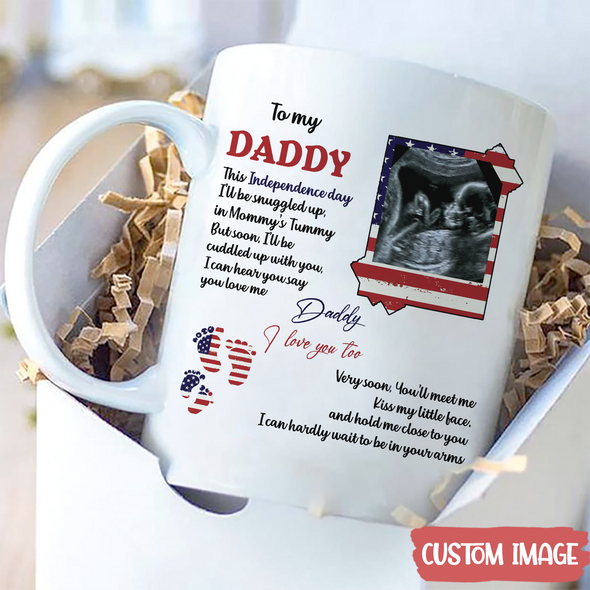 Personalized Gift For Future Daddy I Love You Too Mugs - PP - TT3005224