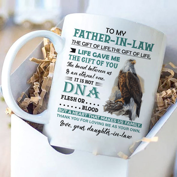 Gift For Father In Law Life Gave Me The Gift Of You Mugs - NT - TT2010213 2