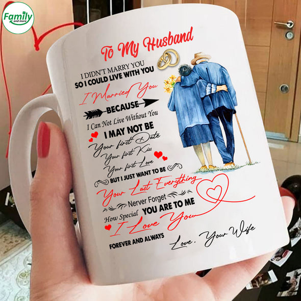 To My Husband I Love You Mugs