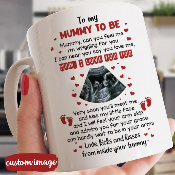 Personalized Gift For Future Mummy I'll Feel Your Arm Skin And Admire You For Your Grace Mugs - MC - TT11022224