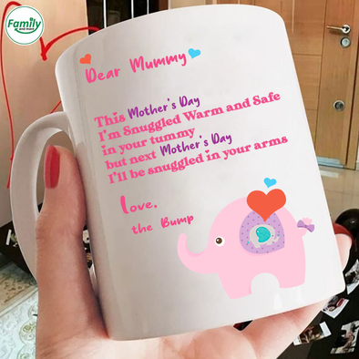 Happy Mother's Day I'll be Snuggled in your arms Mugs