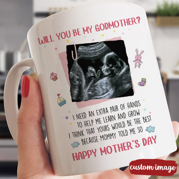Personalized Gift For Future Mommy Will You Be My Godmother Mugs - MC - TT2303223 6
