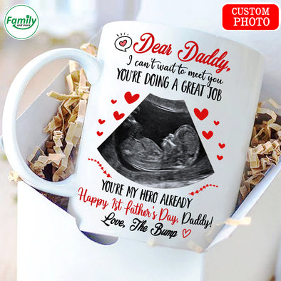 Personalized Gift For Dear Daddy You're My Hero Mug