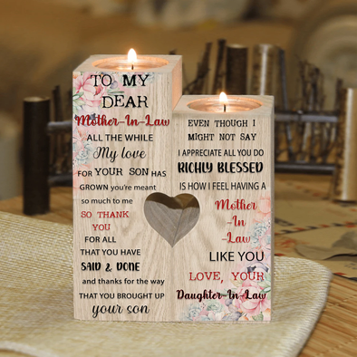 Gift For Mother In Law My Love Candle Holder - Nt