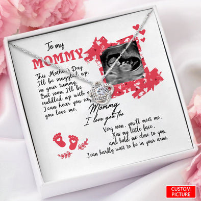 Personalized Gift For Future Mommy Very Soon You'll Meet Me Necklace - PP - LT0404225