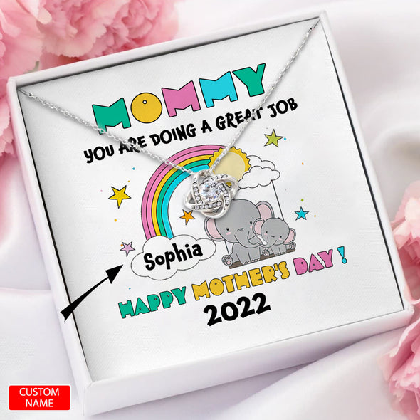 Gift For Future Mommy Happy Mother's Day Necklace - PP - LT0404226