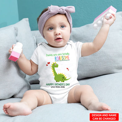 Gift For Daddy Happy Father's Day Baby Onesie - PP - LT2204221