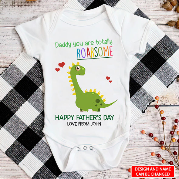 Gift For Daddy Happy Father's Day Baby Onesie - PP - LT2204221