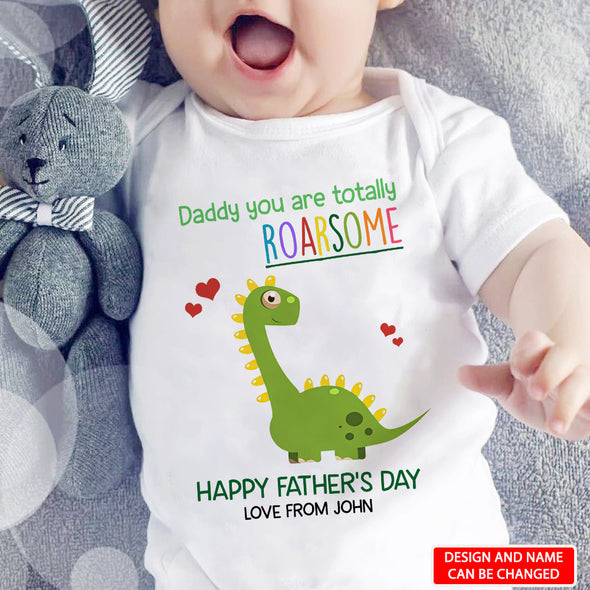Gift For Daddy Happy Father's Day Baby Onesie - PP - LT2204221
