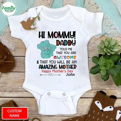 Gift For Future Mommy You Will Be An Amazing Mother Baby Onesie - PP - LT0504222