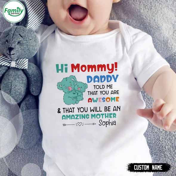 Gift For Mommy That You Will An Be Amazing Mother Baby Onesie- TT - LT1403223
