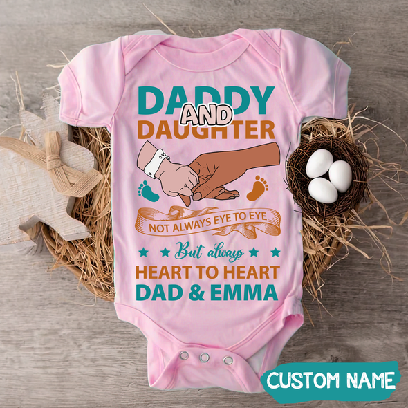 Gift For Daddy Not Always Eye To Eye But Always Baby Onesie - MC - TT0505221