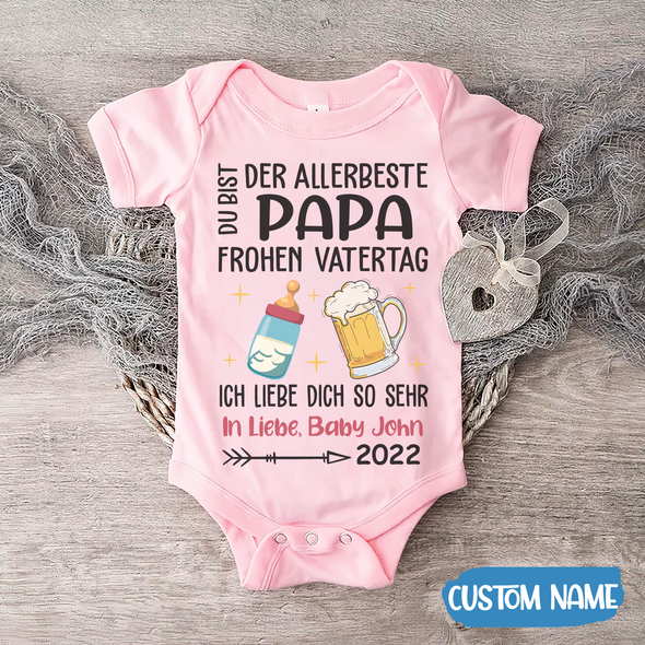 Du Bit Der Allerbeste Papa Baby Onesie - AD - TT2304223