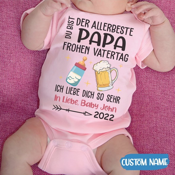 Du Bit Der Allerbeste Papa Baby Onesie - AD - TT2304223