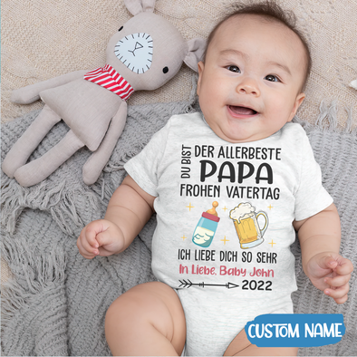 Du Bit Der Allerbeste Papa Baby Onesie - AD - TT2304223