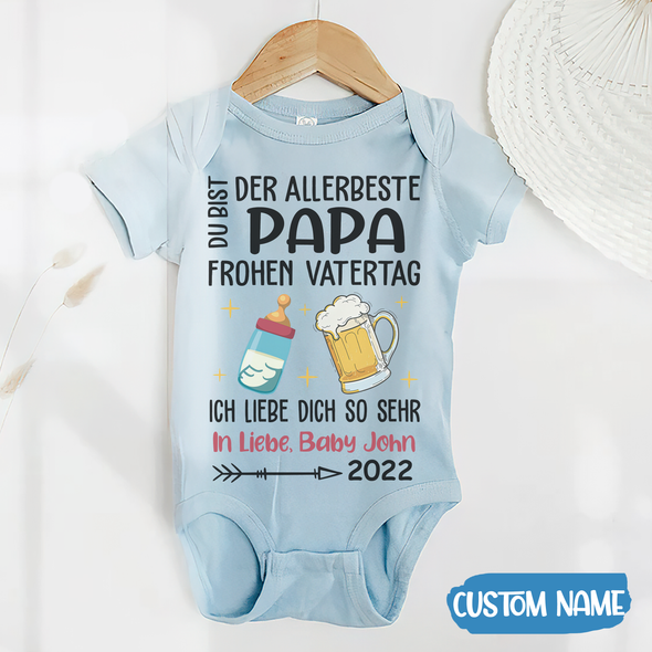 Du Bit Der Allerbeste Papa Baby Onesie - AD - TT2304223