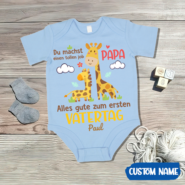 Du Machst Einen Tollen Job Papa Baby Onesie - AD - TT21042210 15