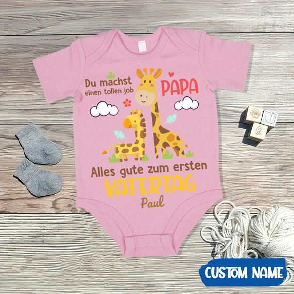 Du Machst Einen Tollen Job Papa Baby Onesie - AD - TT21042210 15