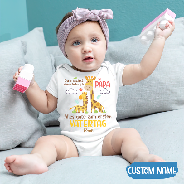Du Machst Einen Tollen Job Papa Baby Onesie - AD - TT21042210 15