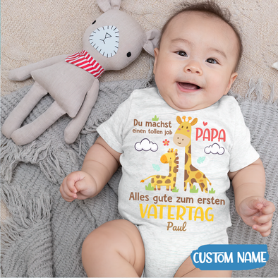 Du Machst Einen Tollen Job Papa Baby Onesie - AD - TT21042210 15