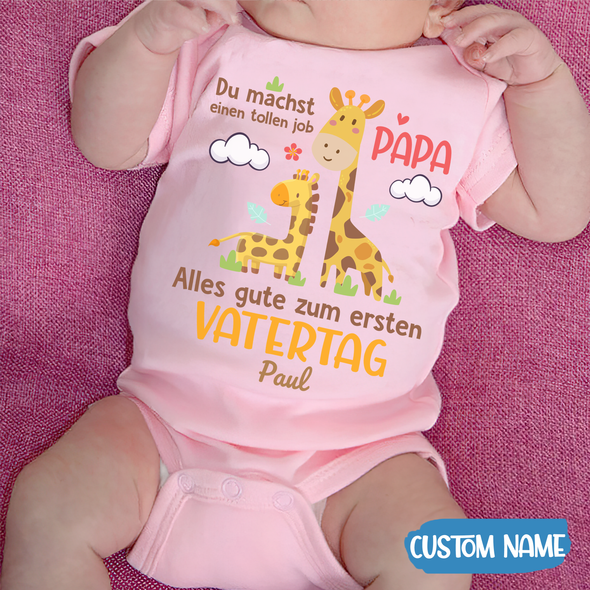 Du Machst Einen Tollen Job Papa Baby Onesie - AD - TT21042210 15