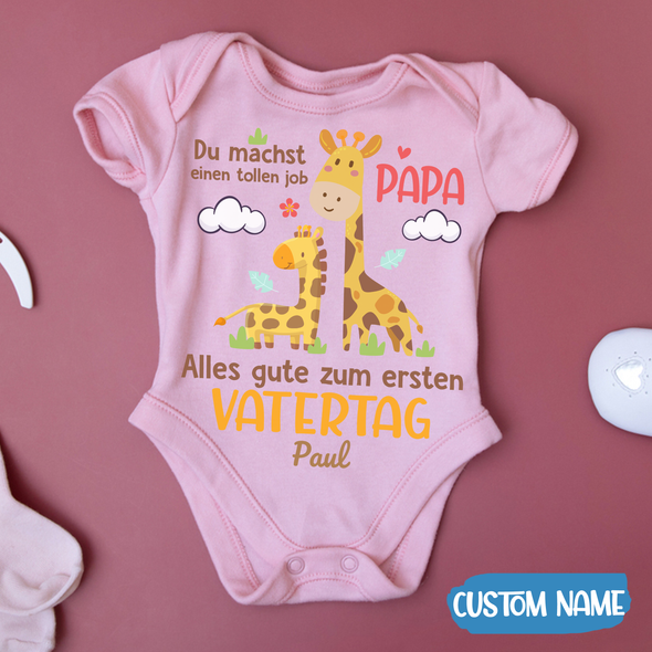 Du Machst Einen Tollen Job Papa Baby Onesie - AD - TT21042210 15