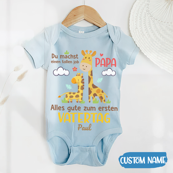 Du Machst Einen Tollen Job Papa Baby Onesie - AD - TT21042210 15
