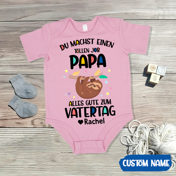 Du Machst Einen Tollen Job Papa Baby Onesie - AD - TT2104224