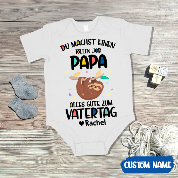 Du Machst Einen Tollen Job Papa Baby Onesie - AD - TT2104224