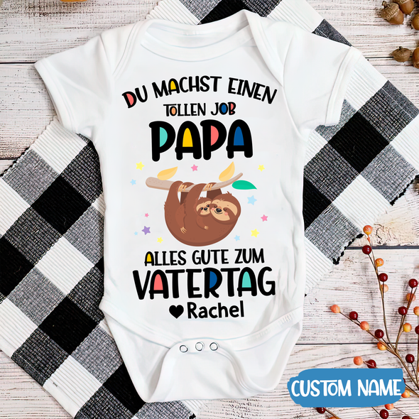 Du Machst Einen Tollen Job Papa Baby Onesie - AD - TT2104224