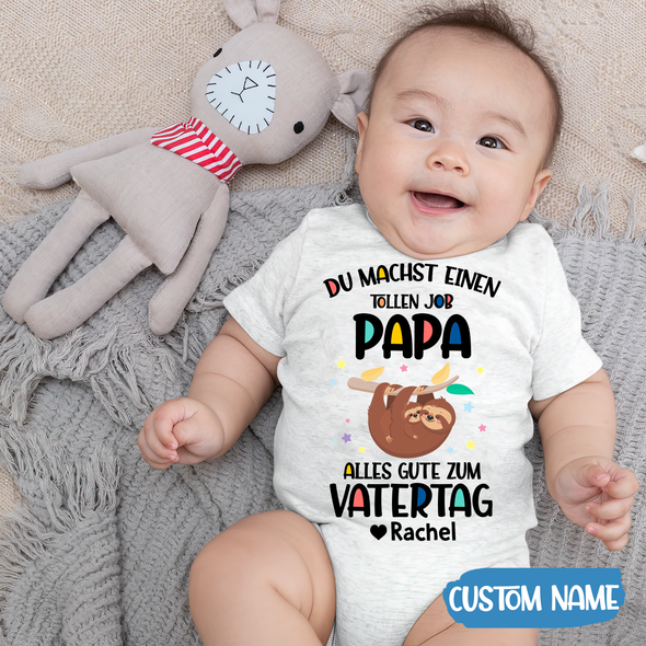 Du Machst Einen Tollen Job Papa Baby Onesie - AD - TT2104224