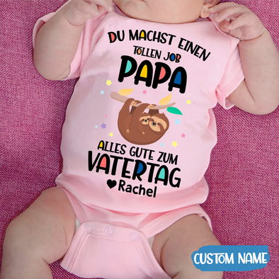 Du Machst Einen Tollen Job Papa Baby Onesie - AD - TT2104224
