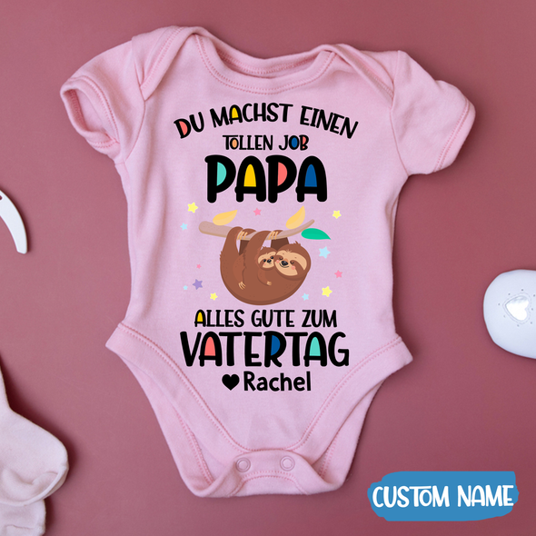 Du Machst Einen Tollen Job Papa Baby Onesie - AD - TT2104224
