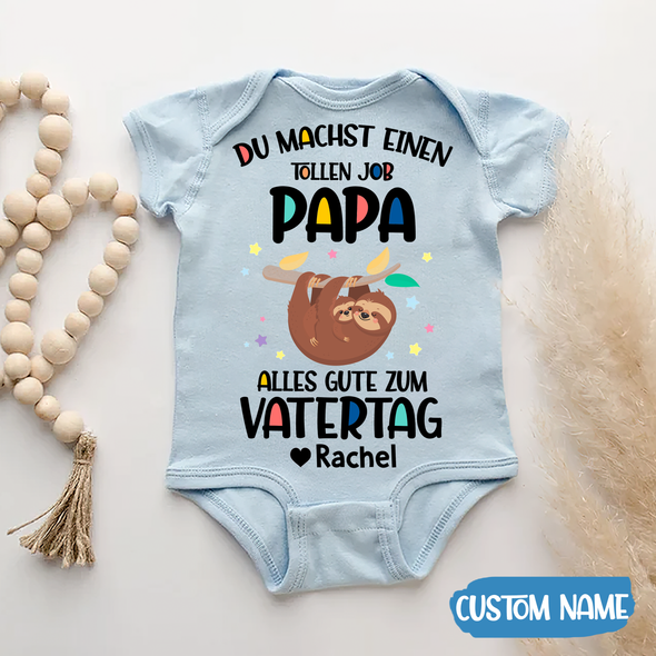 Du Machst Einen Tollen Job Papa Baby Onesie - AD - TT2104224