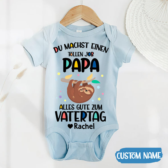 Du Machst Einen Tollen Job Papa Baby Onesie - AD - TT2104224
