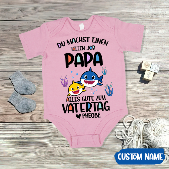 Du Machst Einen Tollen Job Papa Baby Onesie - AD - TT2104226