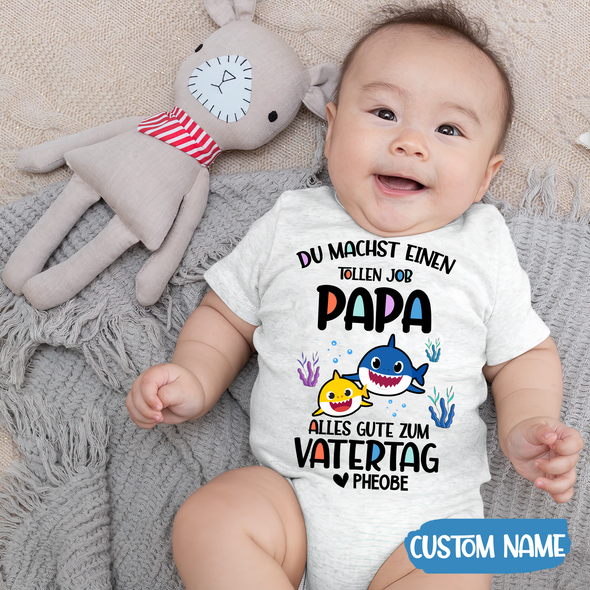 Du Machst Einen Tollen Job Papa Baby Onesie - AD - TT2104226