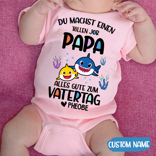 Du Machst Einen Tollen Job Papa Baby Onesie - AD - TT2104226