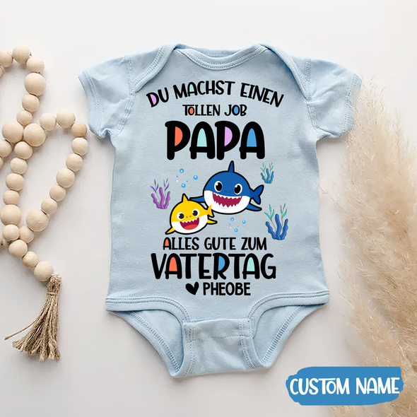 Du Machst Einen Tollen Job Papa Baby Onesie - AD - TT2104226