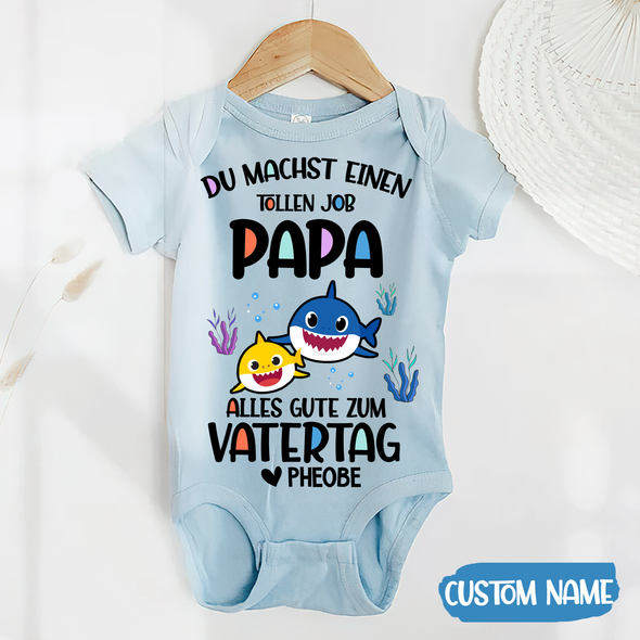 Du Machst Einen Tollen Job Papa Baby Onesie - AD - TT2104226