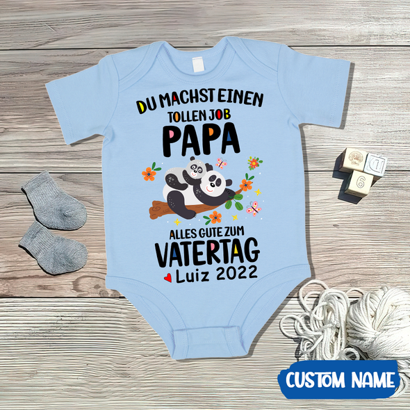 Du Machst Einen Tollen Job Papa Baby Onesie - AD - TT2204225