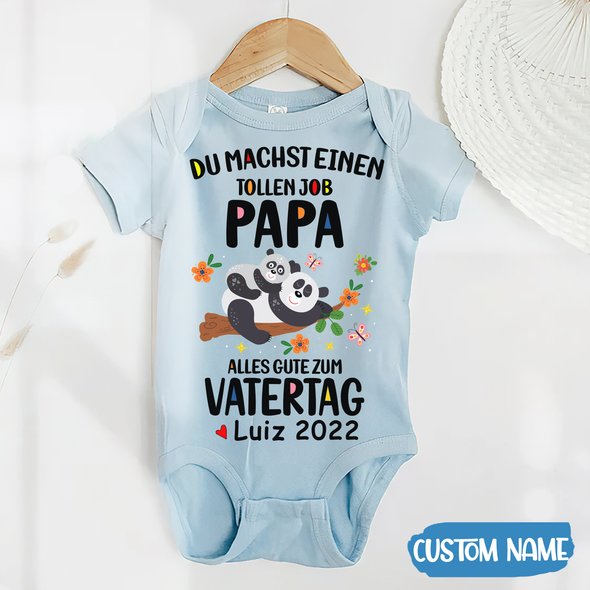 Du Machst Einen Tollen Job Papa Baby Onesie - AD - TT2204225