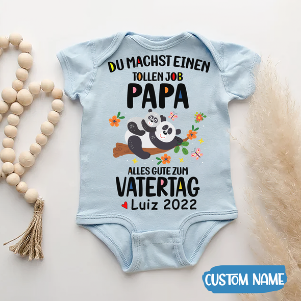 Du Machst Einen Tollen Job Papa Baby Onesie - AD - TT2204225
