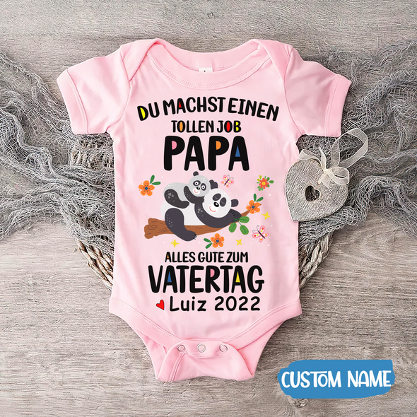 Du Machst Einen Tollen Job Papa Baby Onesie - AD - TT2204225