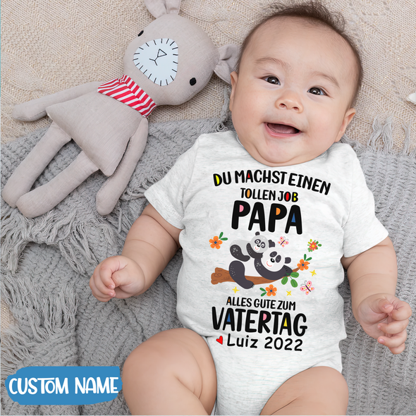 Du Machst Einen Tollen Job Papa Baby Onesie - AD - TT2204225