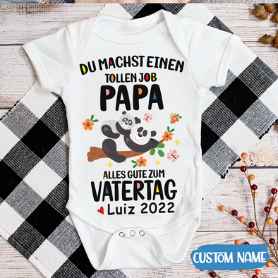 Du Machst Einen Tollen Job Papa Baby Onesie - AD - TT2204225